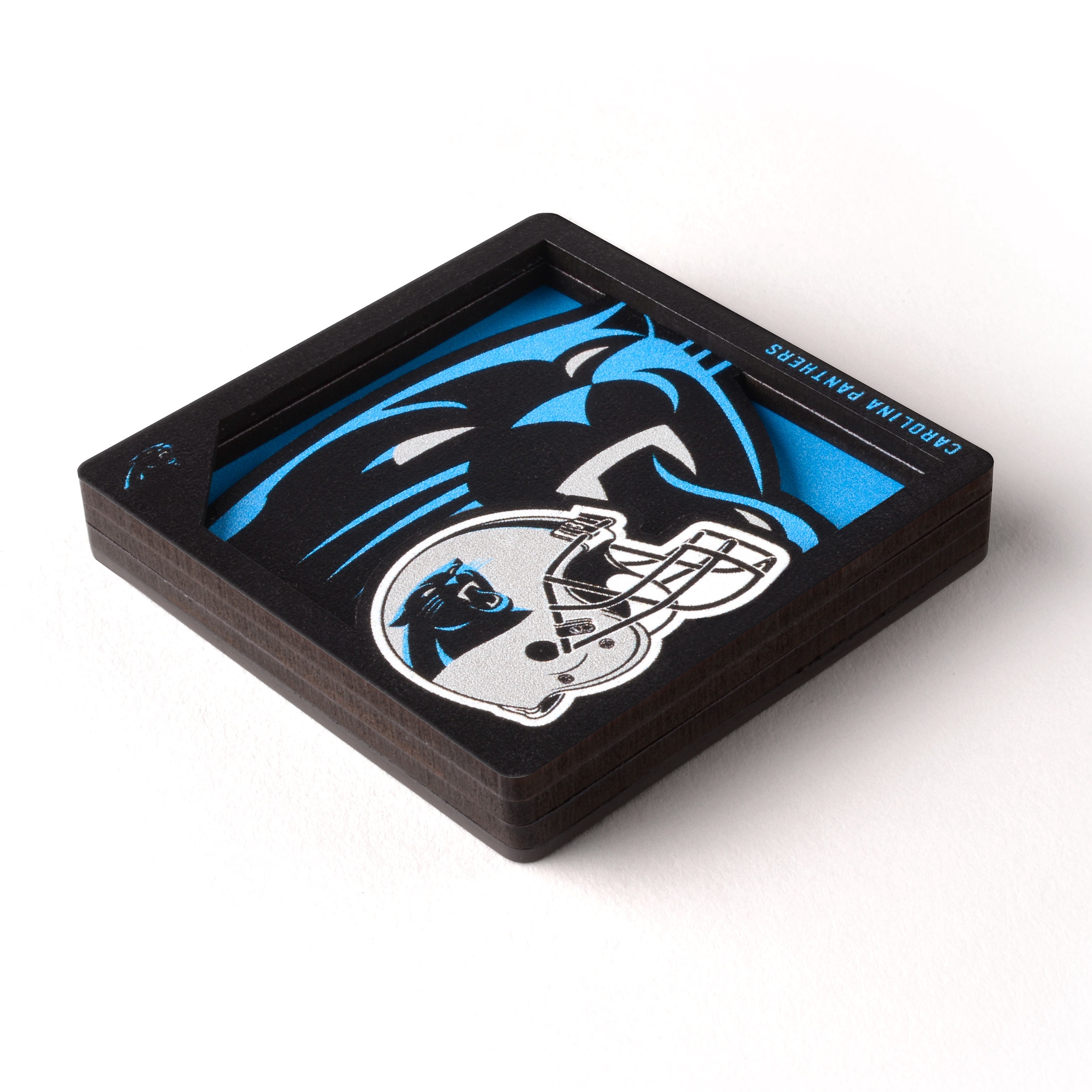 YouTheFan NFL Carolina Panthers 3D Logo Series Magnet