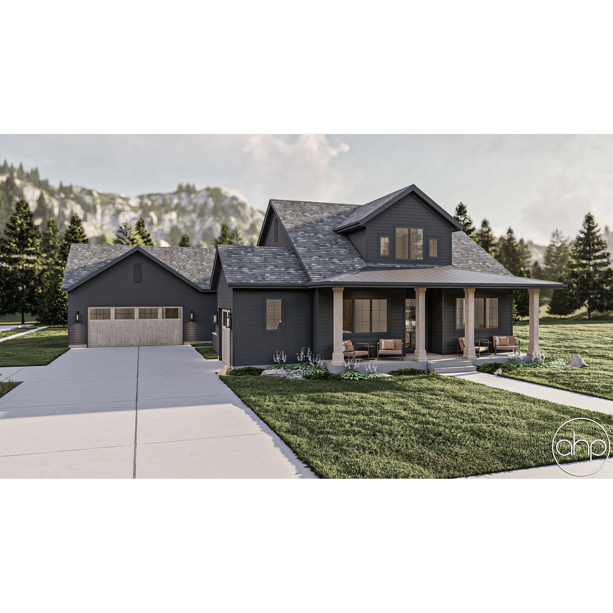 Advanced House Plans: Builder Ready Blueprints | Calderwood 30179 | 1.5 Story Plan