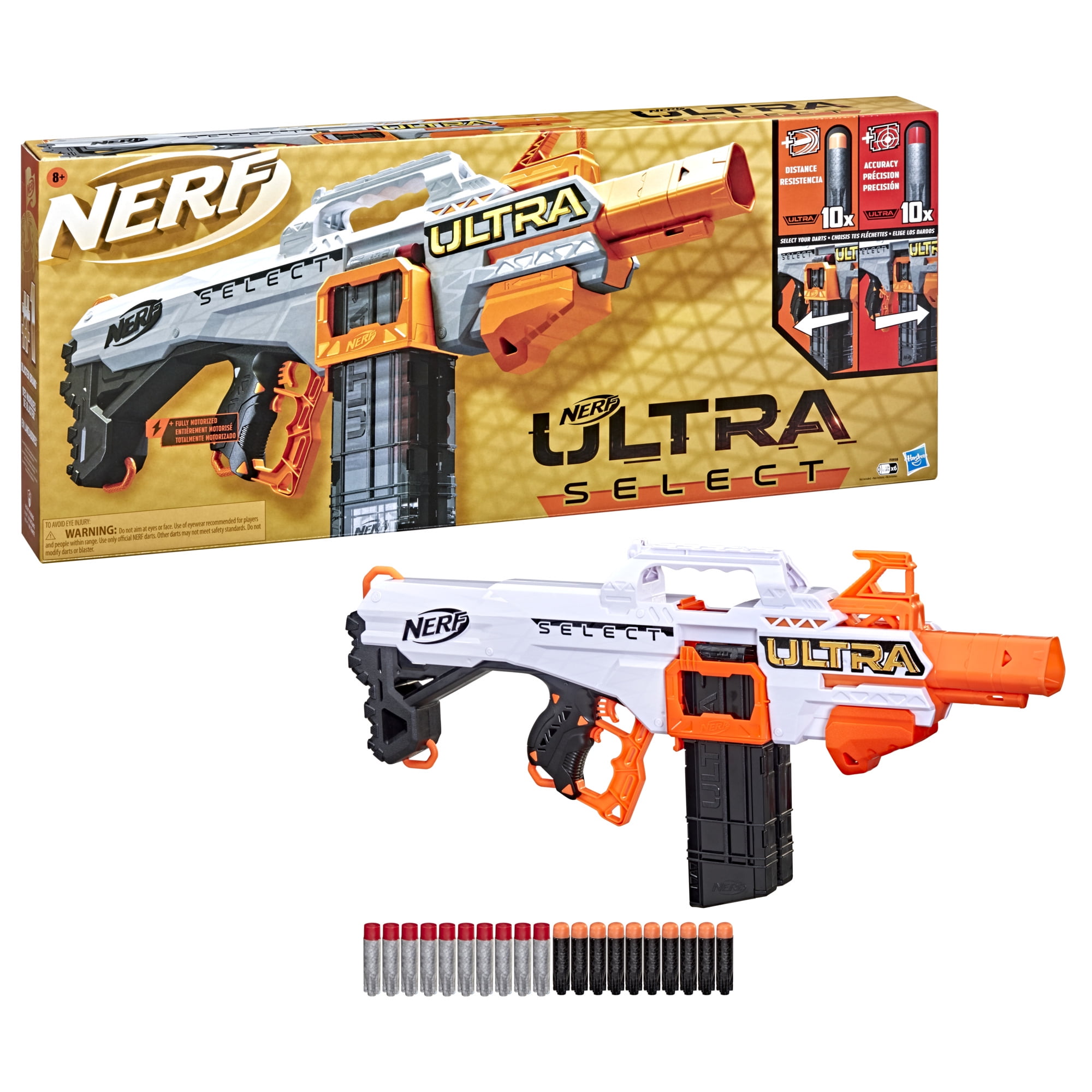 New Nerf Dart Machine Gun Motorized Fully Automatic Toy Guns for Boys Blaster 
