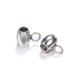 thumbnail image 2 of Tarnish Resistant 304 Stainless Steel Tube Bails Loop Bails Oval Stainless Steel Color 7x5x4mm Hole: 2mm Inner Diameter: 2mm, 2 of 2