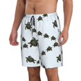 thumbnail image 2 of Fotbe Sea Turtle Trajes de Baño Estampados para Hombre, Shorts de Verano de Secado Rápido, Ropa de Playa, Bañadores-Small, 2 of 6