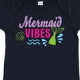 thumbnail image 4 of Inktastic Mermaid Vibes with Tail and Seashell Girls Baby Bodysuit, 4 of 5