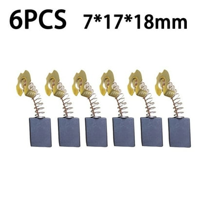 

GLFILL 6Pcs 7×17×18Mm Carbon Brush Electric Motors Tools Replacement Ph65A #44