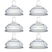 Comotomo Replacement Silicone Nipples, Fast Flow - 6 Pack