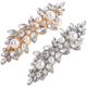 thumbnail image 1 of 2pcs clips de cabello de diamantes de imitación de perlas, 1 of 6