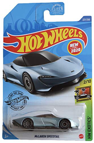 2020 Hot Wheels #227 Mclaren Speedtail HW  Exotics 2/10 New Near Mint