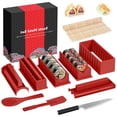 thumbnail image 1 of Kit para hacer sushi HI NINGER Deluxe Edition con molde de 12 piezas, 1 of 7