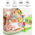 thumbnail image 6 of LAZIOEGR Baby Kick Piano Gym Mat Folding Soft Touch Playmat with Music for Newborn, Infant Activity Center Toy, Dimensions 15.75 inches / 40 cm, Weight 1.06 lbs / 479 g for Tummy Time & Crawling, 6 of 9