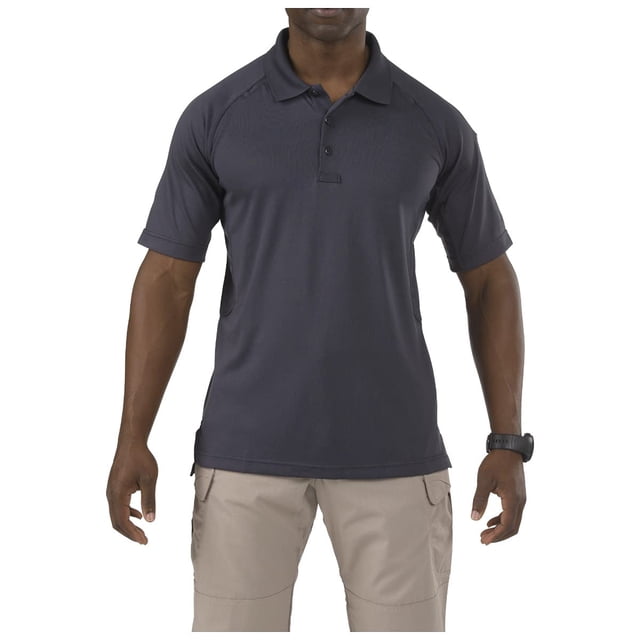 Camisa Polo de Manga Corta 5.11 Performance, Carbón, Extra Grande