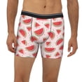 thumbnail image 2 of Men'S Boxer Briefs, Cute Crisp Watermelon Soft And Breathable Mens Underwear Boxer Briefs With Widen Waist, 2 of 2