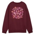 thumbnail image 2 of Sudadera Puma ESS Nature 2.0 Crew para Mujer 688078-96 vino M, 2 of 4