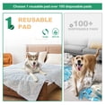 thumbnail image 4 of Almohadillas de adiestramiento para perros Qeils, reutilizables, lavables, XL, 183 x 183 cm, 4 of 6