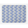 thumbnail image 1 of Grey Blue Bath Mat, Blossoming Cornflowers Sketch Style Foliage Leaves Flourishing Nature, Non-Slip Plush Mat Bathroom Kitchen Laundry Room Decor, 29.5 X 17.5 Inches, Violet Blue and Grey, Ambesonne, 1 of 2