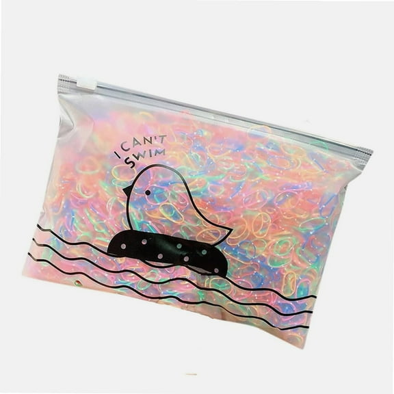 1000 PCS Colorful Rubber Bands Baby Girl Hair Band Elastic Hair Tie