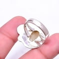 thumbnail image 2 of Mother Of Pearl -Australia Two Tone Designer 925 Sterling Silver Ring s.8.5, White Mother Of Pearl Ring R_9195_382_11, 2 of 2