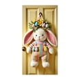 thumbnail image 1 of YWIYIUD 1PC Happy Easter Door Cover Easter Decorations, 71x35 Inch Easter Rabbit Eggs Door Banner Welcome Easter Banner Spring Theme Rabbit Door for Front Door Wall Indoor Outdoor Home Decor, 1 of 7