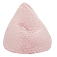thumbnail image 1 of Gouchee Home Fluffy Hearts XL Rose Faux Fur Bean Bag Chair – Soft Heart Pattern Lounge Seat with Polystyrene Beads, Lightweight & Portable for Bedroom, Dorm, or Playroom, 1 of 6