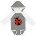 thumbnail image 3 of Inktastic Ladybug, Ladybird, Lady Beetle - Red Black Girls Long Sleeve Baby Bodysuit, 3 of 5