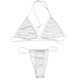 thumbnail image 5 of Conjunto de Bikini Acolchado sin Mangas, Traje de Baño de Corte Alto para la Playa Y la Piscina, 5 of 9