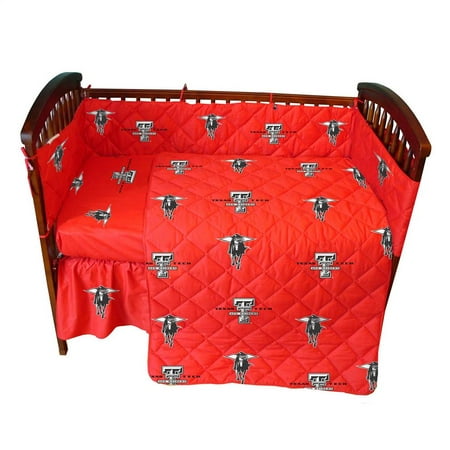 Comfy Feet TTUCS Texas Tech 5 piece Baby Crib Set
