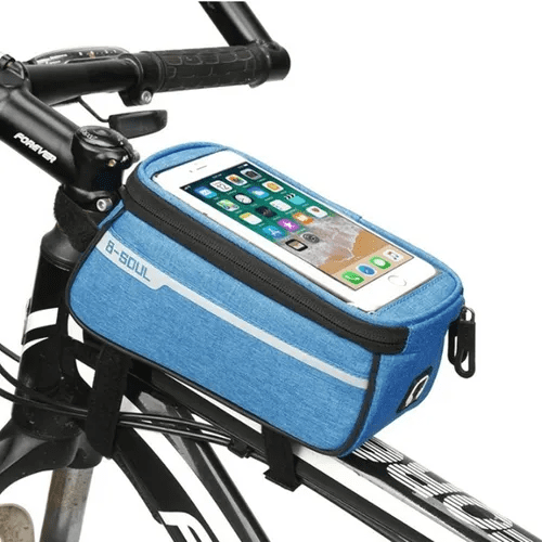 Bolsa Porta Celular Bicicleta Color Azul Malubero Malu1917