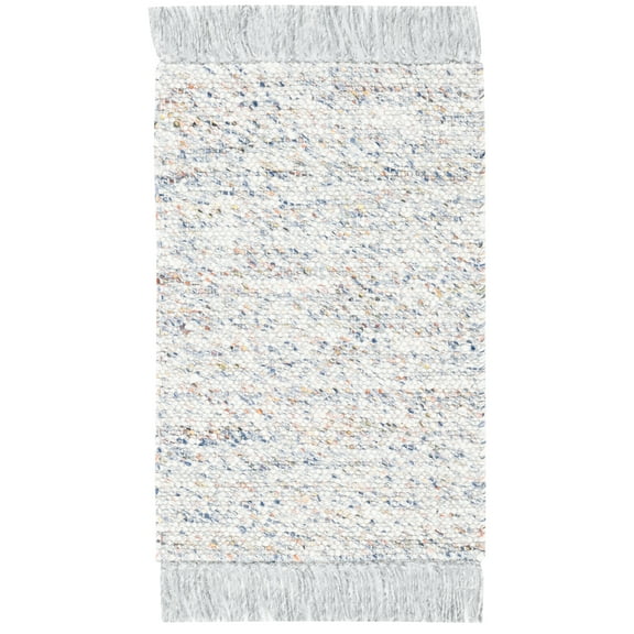 SAFAVIEH Vermont Yvette Solid Area Rug, Grey/Ivory, 3' x 5'