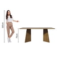 thumbnail image 4 of Mesa de Comedor Rectangular 5388 Color Marrón/Crema, 4 of 5