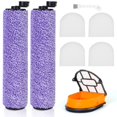 thumbnail image 1 of Juego de filtros y cepillos HEPA de repuesto para Shark HydroVac MessMaster WD100, WD101, WD201, AW2, 1 of 8