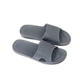 thumbnail image 4 of Mens Quick Dry EVA Slide Slippers Non-Slip Bathroom Sandals Arch Support Lightweight Indoor Outdoor House Shoes Gray,Size 9, 4 of 6