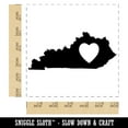 thumbnail image 2 of Kentucky State with Heart Self-Inking Rubber Stamp Ink Stamper - Red Ink - Large 1-1/2 Inch, 2 of 7