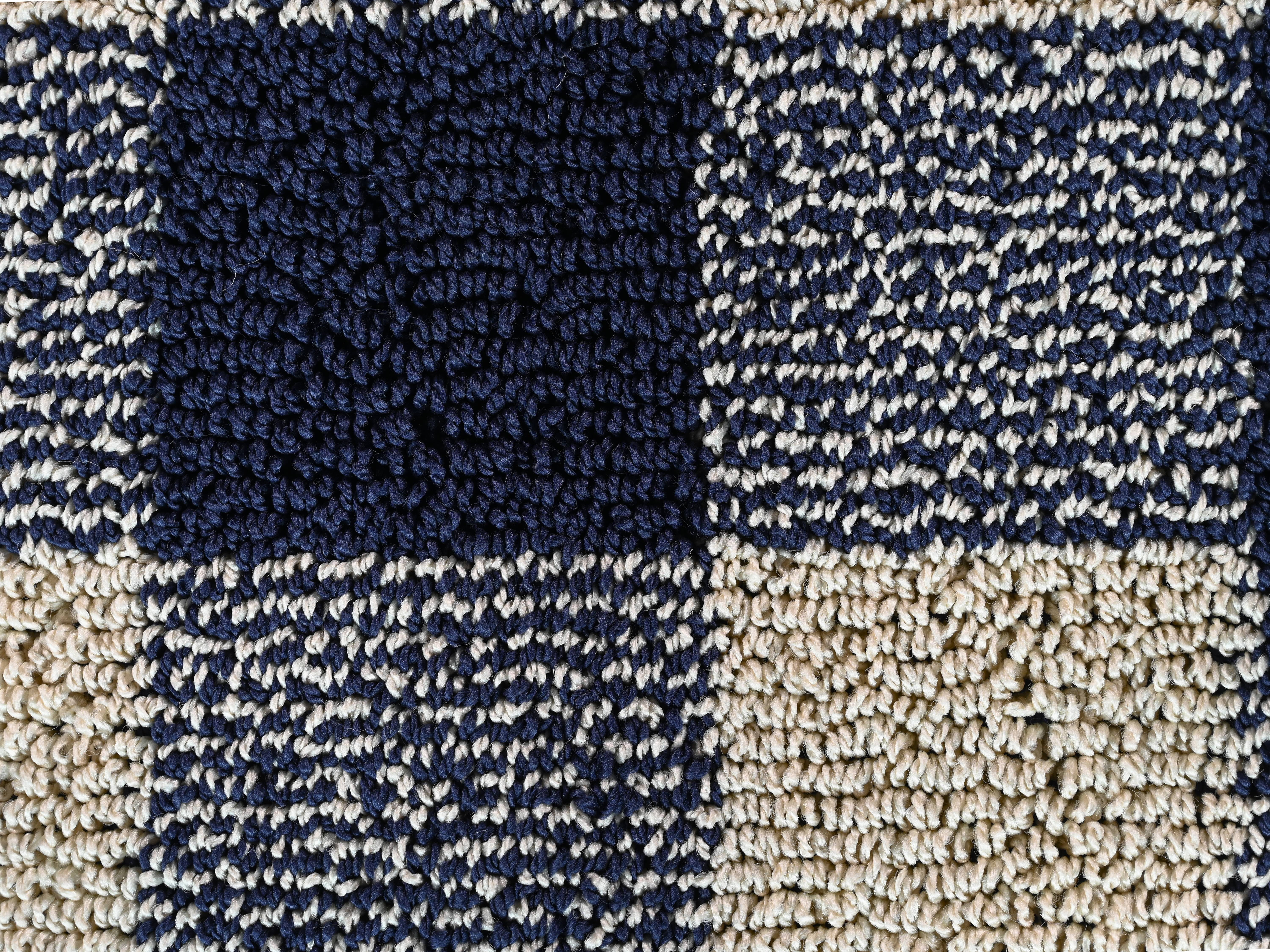 Garland Rug Country Living Buffalo Plaid Polypropylene Navy/Ivory Indoor/Outdoor Area Rug, 7' x 10'