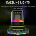 thumbnail image 4 of Latrodar Colorful Glass Bluetooth Speaker Playback Practical&Affordable uetooth Hands- Calls Black 4.6x3.6 Inch Home Essentials, 4 of 5