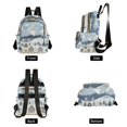 thumbnail image 4 of FORMRS Mini Backpack Purse for Women Quilted Travel Daypack Casual Shoulder Bag, Winter Village Serenity, 4 of 7