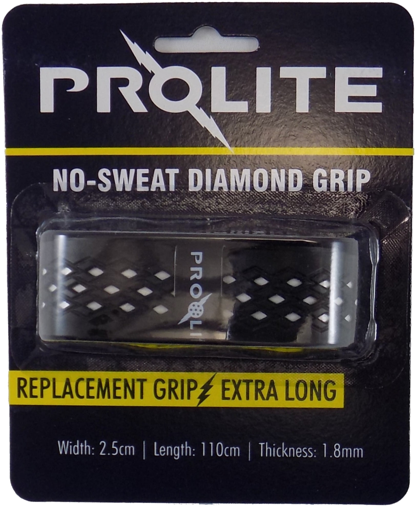ProLite NoSweat Diamond Grip (White Underlay) for Pickleball Paddles