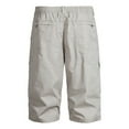 thumbnail image 4 of HOMADLES Cargo Shorts for Men Straight Leg Multiple Pockets Elastic Waist Summer Casual, Cargo Short Gray 4XL, 4 of 9