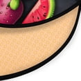 thumbnail image 2 of Fruit Themed Pattern Design Memory Foam Bath Mat 36" Absorbent Rug with Non Slip Base and 4 Bonus Pads, 2 of 6