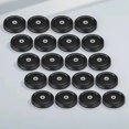 thumbnail image 1 of AURARMLET 20Ud Tapas Reutilizables Para Frascos Negro De Hojalata Con Agujero Para Pajilla Hermético, 1 of 8