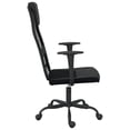 thumbnail image 2 of vidaXL Office Chair Black Mesh Fabric and Faux Leather, 2 of 5