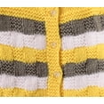 thumbnail image 3 of Woonie Handmade Full Sleeves Self Design Sweater For Kids-Yellow & Grey, 3 of 3