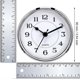 thumbnail image 3 of 3-1/2 Inch (90 Mm) Quartz Clock Fit-up/insert With Arabic Numeral, Quartz Movement (silver Rim) A-Good, 3 of 3