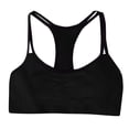 thumbnail image 4 of Sngxgn Sports Bras Padded Cropped Bras for Yoga Workout Fitness Low Impact(Black,XL), 4 of 5