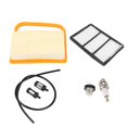 thumbnail image 4 of Air Filter For  Ts410  Air Filter For  Ts420  Fuel Filter For  Ts420  Primer Bulb For  Ts410 Service Kit Air Filter Fuel Filter Primer Bulb & Plug For  TS410 TS420 Cut Off Saw, 4 of 8