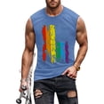 thumbnail image 3 of Petite Turtleneck Tops Men Foam Clothe Top Deep Lightweight Pullover plus Size Short Sleeve Long Sleeve Raglan Shirt Men Compression Set Layering Tee Tunic Mens Turtle Neck Top Men's Rainbow Flag, 3 of 3