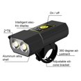 thumbnail image 4 of Greeniant Faro de bicicleta, componente de manillar, accesorios de iluminación de seguridad, recargable por USB, linterna para bicicletas, accesorio de Ciclismo Tipo 1 Greeniant OD026721-01, 4 of 6