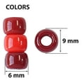 thumbnail image 2 of Hello Hobby Pony Bead Mix, Red, 500 Pieces, Plastic Craft Beads for Jewelry Making and DIY Projects, 2 of 6
