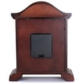 thumbnail image 4 of Bedford Clock Collection Redwood Mantel Clock with Chimes, 4 of 5