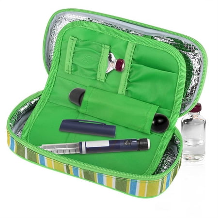 ESTINK Insulin Cooler, Insulin Bag, Medication Diabetic Organizer, Working Pen For Outing For Traveling