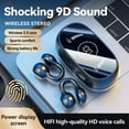 thumbnail image 3 of Herrnalise Wireless Ear Clips Ear Buds Clip On Earbuds Open Ear Headphones Bluetooth Wireless Ear Clip Bone Conduction Headphones Earbuds Headset, 3 of 8