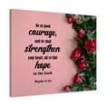 thumbnail image 6 of Scripture Walls Psalm 31:24 Be of Good Courage Bible Verse Canvas Christian Wall Art Ready to Hang Unframed, 6 of 7