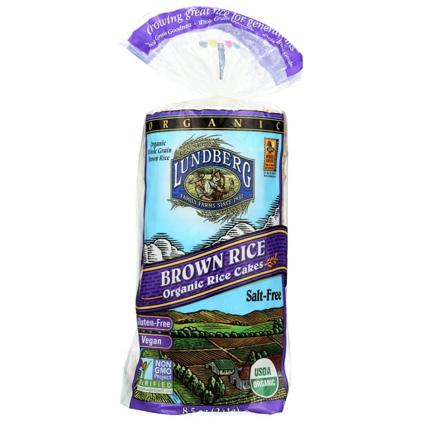 Lundberg Family Farms Rice Cake Brown Ns, 8.5 Oz Walmart